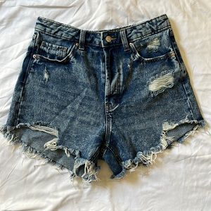 Vintage style high waisted shorts